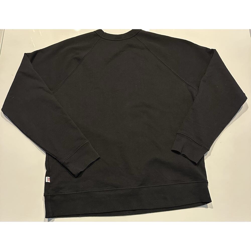 Vintage Obey Sweatshirt Mens Sz Med Black Made In USA The Giat Aztec Shepard 90s - Picture 2 of 8